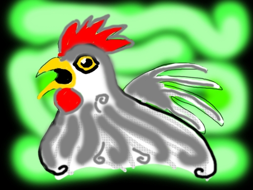 Auch das Huhn wollte leben...
